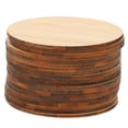 thumbnail image 1 of Miangastore Pastime Activity Unfinished Circle Light Brown 20Pack 1.97x1.97in, 1 of 8