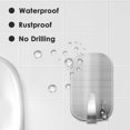 thumbnail image 2 of Adhesive Hooks for Multiple Locations, Rust-Resistant Industrial Grade Stainless Steel Hooks, Strong Adhesive Mounting for Easy Installation, No Drilling Required, 2 of 6
