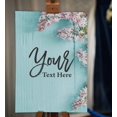 thumbnail image 2 of Darling Souvenir MADE WITH LOVE PersonalizedWelcomeBannerFlower,Custom Text Poster Party CollectionWelcomeSignGreat For Wedding, Birthday, Engagement Party- 18x12, 2 of 5