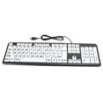 thumbnail image 2 of Xingzhi Computer Large Print Wired Keyboard Fluent Typing Lightweight USB Keyboards Cable Input Equipment Keypad Elderly Weak Sight, 2 of 8