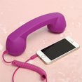 thumbnail image 4 of 3.5mm Universal Phone Telephone Radiation-proof Receivers Cellphone Handset Classic Headphone MIC Microphone Color:Yellow, 4 of 8