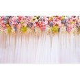 thumbnail image 1 of BSDHOME Fond Photo en Polyester Rideau de Mariage Fond Fleurs Cœur d'Amour Fête Cabine Photo 7x5ft, Blanc 2, 1 of 2