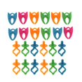 thumbnail image 1 of Abbracc 24x Pinces à Bobine en Silicone Colorées Assorties Outils de Couture, 1 of 9