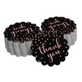 thumbnail image 1 of Inkdotpot Étiquettes en Vraie Feuille d'Or Rose Merci pour Douche Nuptiale Étiquettes en Papier à Accrocher 50 Pcs, 1 of 6