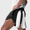 thumbnail image 4 of Besolor Men's Athletic Shorts Mesh Breathable Quick Dry Lightweight Workout Gym Shorts with Zipper Pockets, 4 of 7