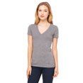 thumbnail image 1 of Bella + Canvas Ladies' Triblend Short-Sleeve Deep V-Neck T-Shirt, 1 of 1