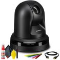 thumbnail image 1 of Panasonic AW-HE38K 22x Zoom PTZ Camera with HDMI Output (Black) (AW-HE38HKPJ) + Deluxe Cleaning Set + HDMI Cable + Velcro Straps -Base Bundle, 1 of 3