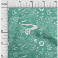 thumbnail image 2 of oneOone Georgette Viscose Sea Green Fabric Asian Japanese Pattern Sewing Craft Projects Fabric Prints By Yard 42 Inch Wide, 2 of 4