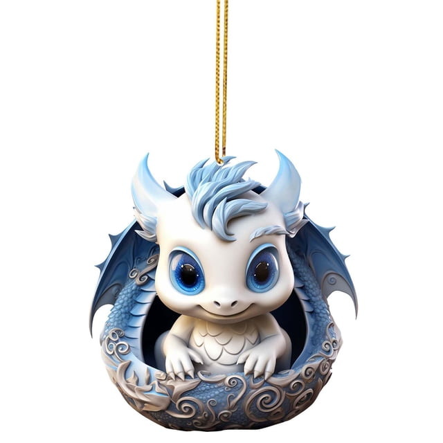Birdeem Party Christmas Cute Flying Dragon Baby Christmas Unique Shape Christmas Tree Hanging Decoration