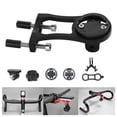 thumbnail image 2 of LHCER Bike Computer Stem Extension Bracket Aluminium Alloy Extend Base Light Clamp CNC Black,Bike Odometer Extension Bracket,Bike Computer Extension Bracket, 2 of 8