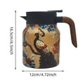 thumbnail image 2 of Binwennn Vegan Mug Set 316 Stainless Steel Vacuum Flask Elegant Pattern Tea Infuser Home Brew Kettle, 2 of 2