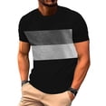 thumbnail image 1 of Maplenight T-Shirt Homme Manches Courtes Col Rond T-Shirt Décontracté Été Bloc de Couleur T-Shirt Classique Basique, 1 of 7