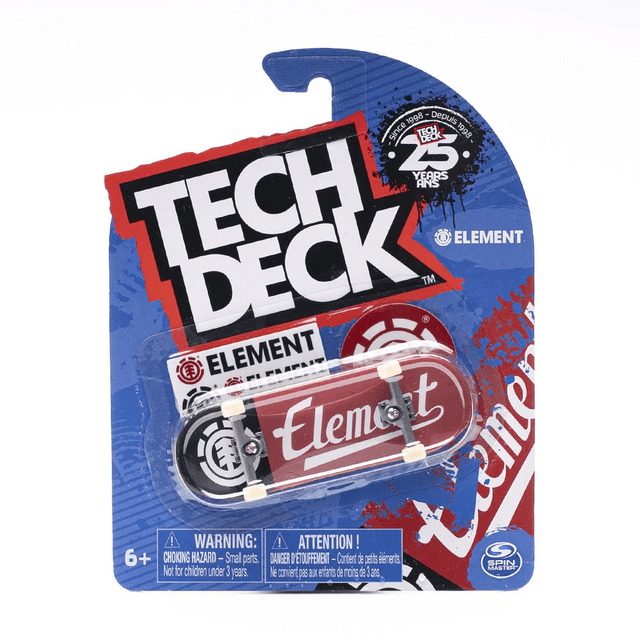 Tech Deck Fingerboard Planche à Roulettes Complète avec Graphiques Authentiques et Accessoires - Primitif - Rose P