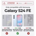 thumbnail image 3 of Dexnor for Samsung Galaxy S24 FE Case with Built-in Slide Camera Cover & Screen Protector & Kickstand,Heavy-Duty Shockproof Rugged Case Full-Body Bumper Protective Cover for Galaxy S24 FE 2024,Purple, 3 of 7