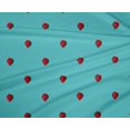 thumbnail image 4 of oneOone Polyester Lycra Fabric Strawberry Fruit Printed Craft Fabric BTY 56 Inch Wide, 4 of 4