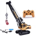 thumbnail image 1 of Bamboohart RC Truck  Crawler Tower Crane Hoist Dragline  Die-cast Model Lifiting  Cable Remote Control Excavator  Tractor Digging Engineering Toy  Construction Vehicle  Construction Toy f, 1 of 8