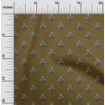 thumbnail image 1 of oneOone Viscose Chiffon Fabric Leaves & Floral Block Print Fabric By Yard 42 Inch Wide, 1 of 5
