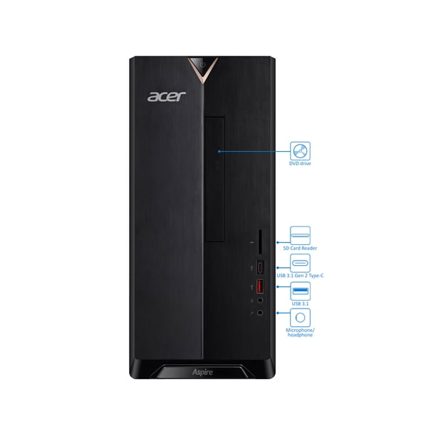 Windowsデスクトップ acer Aspire XC-855 D17E6 Corei5 8400 8gb Referbished Acer Aspire TC-885 Desktop, Intel 6-Core i5-8400 Upto