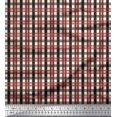thumbnail image 1 of Soimoi Poly Georgette Fabric Gingham Check Fabric Prints By Yard 42 Inch Wide, 1 of 3