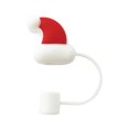 thumbnail image 1 of Reusable Cups with Lids and Straws,Reusable Cups with Lids and Straw Christmas Straw Cap Christmas Reindeer Snowman Cup Straw Cap Christmas Straw Stopper Straw Cap Reusable Straw Cap, 1 of 6