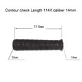 thumbnail image 1 of 2 Pcs Poignées en Caoutchouc pour Brouette, Tubes Ronds Poignées de Remplacement Noires, 1 of 8