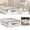 A, variant on Hearth & Gear Non Woven Bed Sheet Storage Clothing Fabric Bed Sheet Four Piece Storage Wardrobe Blanket Quilt Cover Storage Towel Drawer Organizer Organization And Storage Drawers for Clothes Dorm