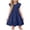 Navy, variant on Ketyyh-chn99 Baby Girl Princess Bridesmaid Pageant Gown Birthday Party Wedding Dress Girls Dresses Kids Summer Double Layer Ruffle Sleeve Dress Size for 7-8 Years,Red