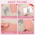 thumbnail image 4 of Uxcell 100 Envelope Challenge Binder, Soft PU Leather Savings Challenges Book with Envelopes Money Saving Binder with Horizontal Insert for Budgeting Saving Expense, Red, 4 of 7