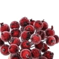 thumbnail image 2 of Christmas Tree Decorations,Artificial Frosted Holly Berries Fake 12 Mm Mini Christmas Fruit Berry Flower Decor Simulated Small Berries Christmas Tree Wreath Patio Table Decorations, 2 of 6