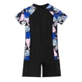 thumbnail image 1 of Girls Rash Guard Swimsuits Cute Print Sun Protection Long Sleeve Bathing Suit for Teens 9-10 Years Girl Fashion, 1 of 9