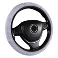 thumbnail image 1 of Lksixu Car Accessories Elastic Stretch Steering Wheel Cover with Soft Warm Non-Slip Car Decoration Car Wheel Protector Universal Fits 14-15 Inches Universal Car Interior Accessory, 1 of 9