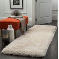 thumbnail image 1 of Safavieh Luxe Paxton Solid Plush Shag Area Rug, Red, 2'3" X 8' Runner, 1 of 7