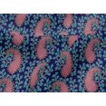 thumbnail image 4 of oneOone Viscose Jersey Tissu Imprimé Floral & Paisley 60 Pouces de Large, 4 of 4