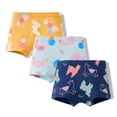 thumbnail image 1 of Girls 3Pc Toddler Kids Cartoon Rainbow Shorts Underwear Clothes, 1 of 2