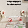 thumbnail image 4 of WRKEKC Clearance Suction Cup Bath Towel Rack - Wall-Mounted Shower Organizer with Hooks & Rod, 4 of 6