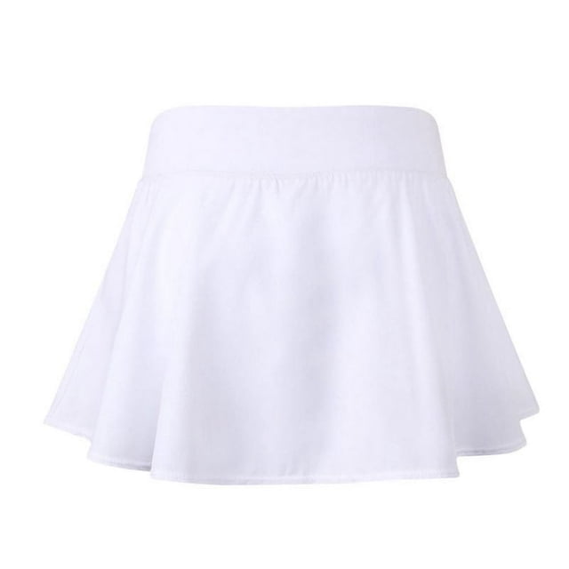Jupe Patineuse Basique Polyvalente Extensible Évasée Décontractée Mini Jupe Athlétique Séchage Rapide Jupe Courte Legging pour Femmes Basique Solide Jupe-Short Évasée & Jupes de Tennis pour Femmes