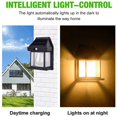 thumbnail image 2 of KEINXS 2pcs Solar Wall Lights Outdoor Tungsten Wireless Motion Sensor Light Wall Mounted Lamp Solar LED Light，White, 2 of 8
