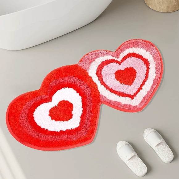 Valentine'S Day Doormat | Absorbent Entryway Mat | Non-Slips Bathroom Shower Floor Mat | Indoor Outdoor Welcome Rug for Home Decor