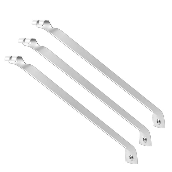 3 Pack 17 Inch Support Brackets for Wire Shelving Closet Shelf Brackets