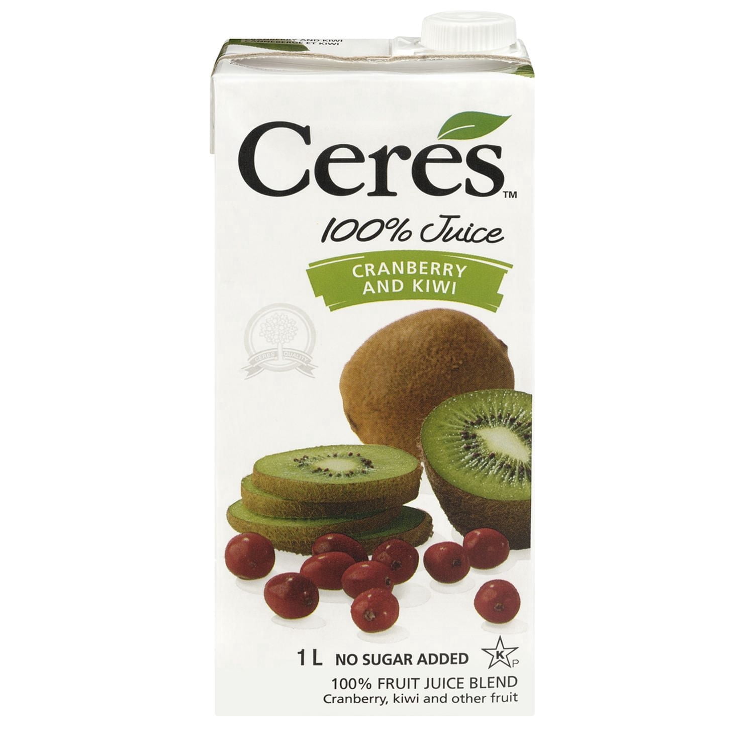 Cere's Jus de Canneberge et de Kiwi