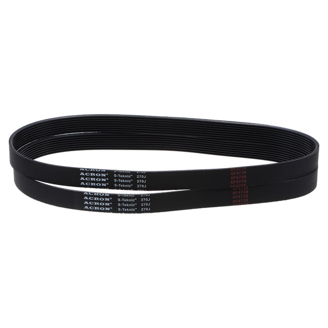 Unique Bargains 270J8 PJ V-Ribbed Belt, EPDM Rubber, 2 Pack