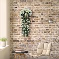 thumbnail image 4 of RKSTN Simulated Rose Simulated Rose Bouquets Simulated Flower Wall Hanging Baskets Decorative Landscaping Artificial Flowers Rattan Home Decor Flowers, 4 of 5