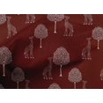 thumbnail image 4 of oneOone Cotton Cambric Fabric Tree & Giraffe Block Printed Craft Fabric BTY 56 Inch Wide, 4 of 4