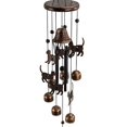 thumbnail image 1 of Dawhud Direct Cats 27"" Wind Chimes - Unique Kitten Memorial Outdoor Decor, 1 of 3