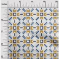 thumbnail image 1 of oneOone Cotton Silk Fabric Geometric Ikat Print Sewing Fabric BTY 42 Inch Wide, 1 of 4