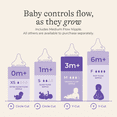 thumbnail image 3 of Lansinoh Anti-Colic Baby Bottles for Breastfeeding Babies, 240 ml (8 Ounces), 3 Count, Includes 3 Medium Flow Nipples, 3 of 6