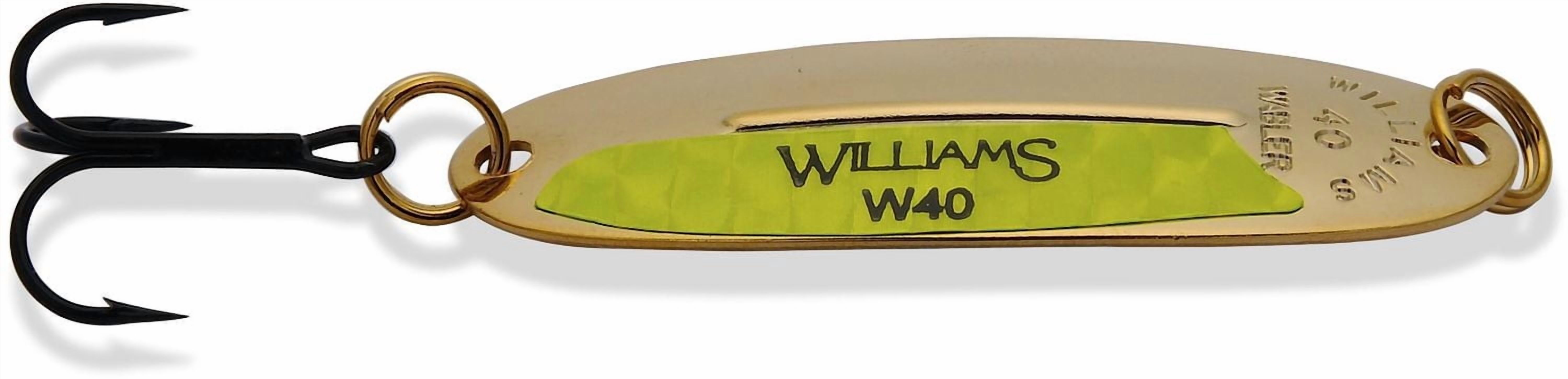 Williams W40GC-G/C Small Wabler Spoon 2-1/4" 1/4oz Gold Chartreuse