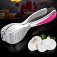 thumbnail image 3 of Oleegame 1PC Stainless Press Manual Peeler Garlic Kitchen Masher Garlic Garlic Steel Tools Kitchen，Dining Bar, 3 of 9