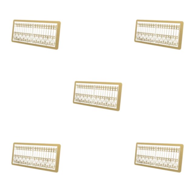 maskred Handcrafted 1 35 Scale 3D Model Golden Door Educational Toys Scenery Style B 5Set