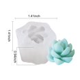 thumbnail image 4 of 4PCS Succulent Mold Creative DIY Resin Art Mold Silicone Soap Mold Epoxy Mold, 4 of 10